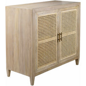 Accent Cabinet with 2 Doors and 2 Shelves in Manufactured Wood