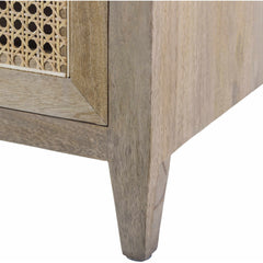 Accent Cabinet with 2 Doors and 2 Shelves in Manufactured Wood