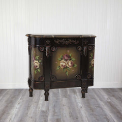 Accent Cabinet with 2 Doors and 4 Shelves in Brown
