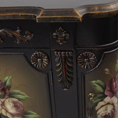 Accent Cabinet with 2 Doors and 4 Shelves in Brown