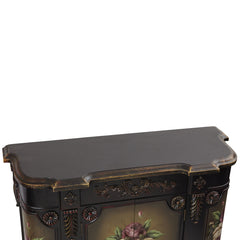 Accent Cabinet with 2 Doors and 4 Shelves in Brown
