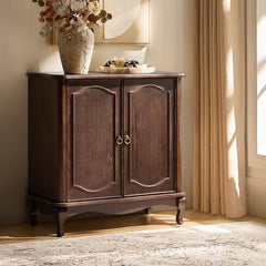 Accent Cabinet with 2 Doors and Adjustable Shelf in Walnut