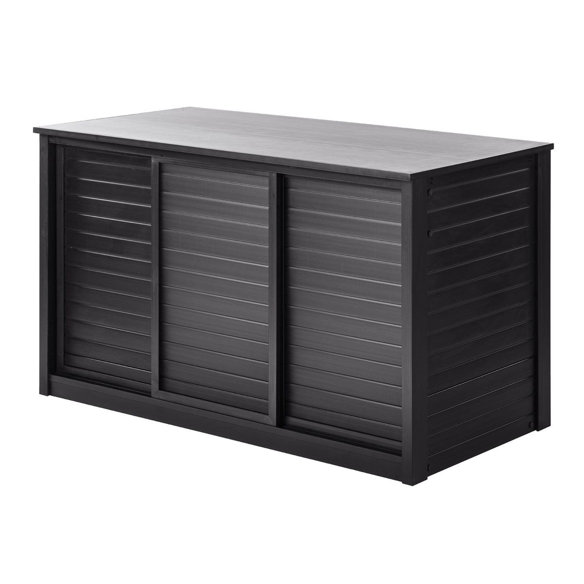 Accent Cabinet with 2 Doors in Gloss Black