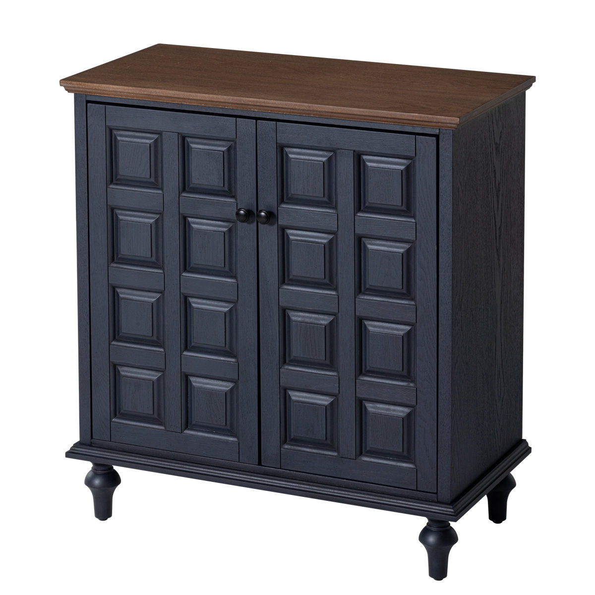 Accent Cabinet with 2 Doors, Solid and Manufactured Wood