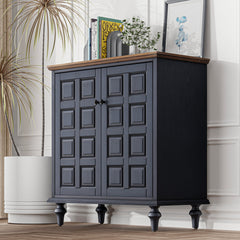 Accent Cabinet with 2 Doors, Solid and Manufactured Wood