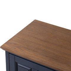 Accent Cabinet with 2 Doors, Solid and Manufactured Wood