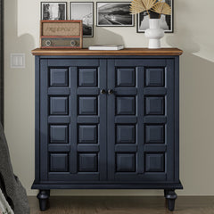 Accent Cabinet with 2 Doors, Solid and Manufactured Wood