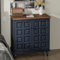 Accent Cabinet with 2 Doors, Solid and Manufactured Wood