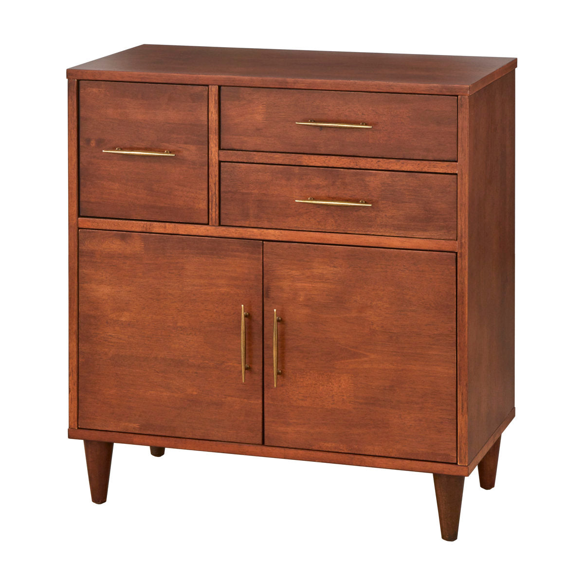 Accent Cabinet with 3 Drawers and 2 Doors in Stained Oak