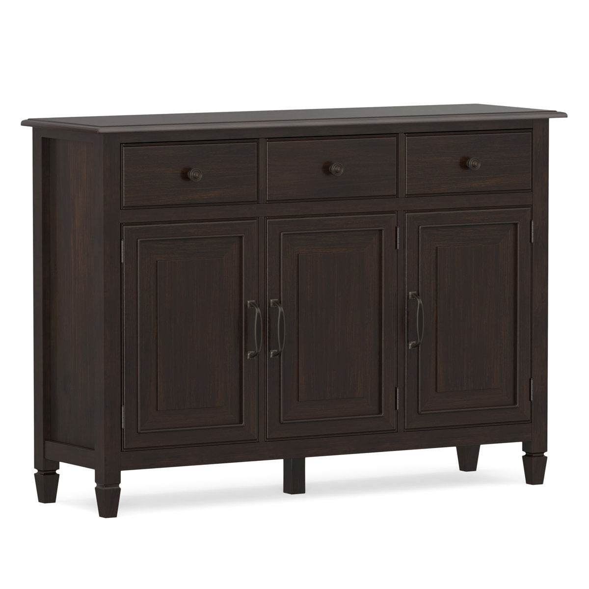 Accent Cabinet with 3 Drawers and 3 Doors in Brown