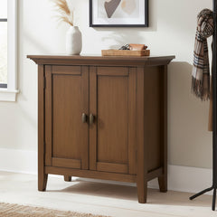 Accent Cabinet with Two Doors and Adjustable Shelves, Lacquered Wood