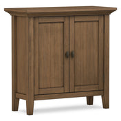 Accent Cabinet with Two Doors and Adjustable Shelves, Lacquered Wood