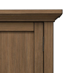 Accent Cabinet with Two Doors and Adjustable Shelves, Lacquered Wood