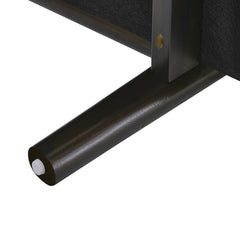 Accent Chair, Chenille with Black Legs