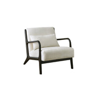 Accent Chair, Chenille with Black Legs
