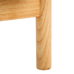 Accent Chair, Cream Boucle with Natural Wood Legs