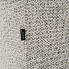 Accent Chair, Ivory Boucle with Round Arms