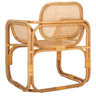 Accent Chair, Rattan Frame with Rattan Mesh Seat