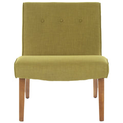 Accent Chair with Birch Frame in Green