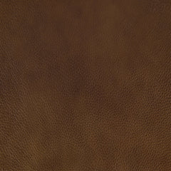 Accent Chair with Brown Top-Grain Leather and Espresso Wood Legs