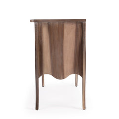 Accent Chest, 2 Drawers, Solid Mango Wood, Natural Mango