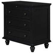 Accent Chest, 3 Drawers, Solid and Manufactured Wood, Espresso