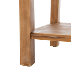 Accent Chest, 9 Drawers, Natural Oak Solid and Manufactured Wood