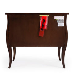 Accent Chest with 2 Drawers in Mango Wood and Veneer