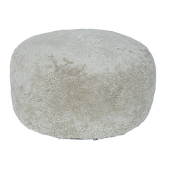 Accent Stool, 20-Inch Square with Oatmeal Upholstery