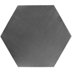 Accent Table, Hexagonal, Gray Metal Top and Base