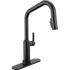 Touch2O Technology Kitchen Faucet with Touchless Technology in Matte Black | product photo