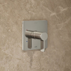 Parallel Shower Trim Set in Vibrant Polished Nickel | product photo