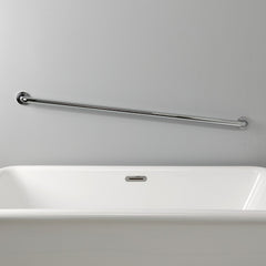 ADA Grab Bar, Milano, 48-Inch Brass in Polished Chrome