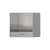 XtraStoris Original Recessed Toilet Paper Holder 6"x 6"x 5.5" in Brushed Stainless Steel