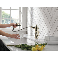 Cassidy Pull Out Kitchen Faucet in Polished Nickel | product photo