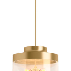 Kohler Purist 4-Light Xl Pendant in Brushed Moderne Brass | product photo