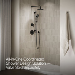 Kohler Awaken Tub & Shower Faucet in Matte Black | product photo
