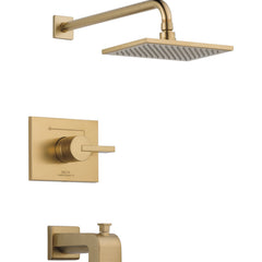 Vero Pressure-Balanced Tub and Shower Faucet Trim Kit in Brilliance Champagne Bronze | product photo