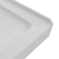 Alcove Acrylic Shower Base, Rectangular, 48 in. x 36 in., Gloss White
