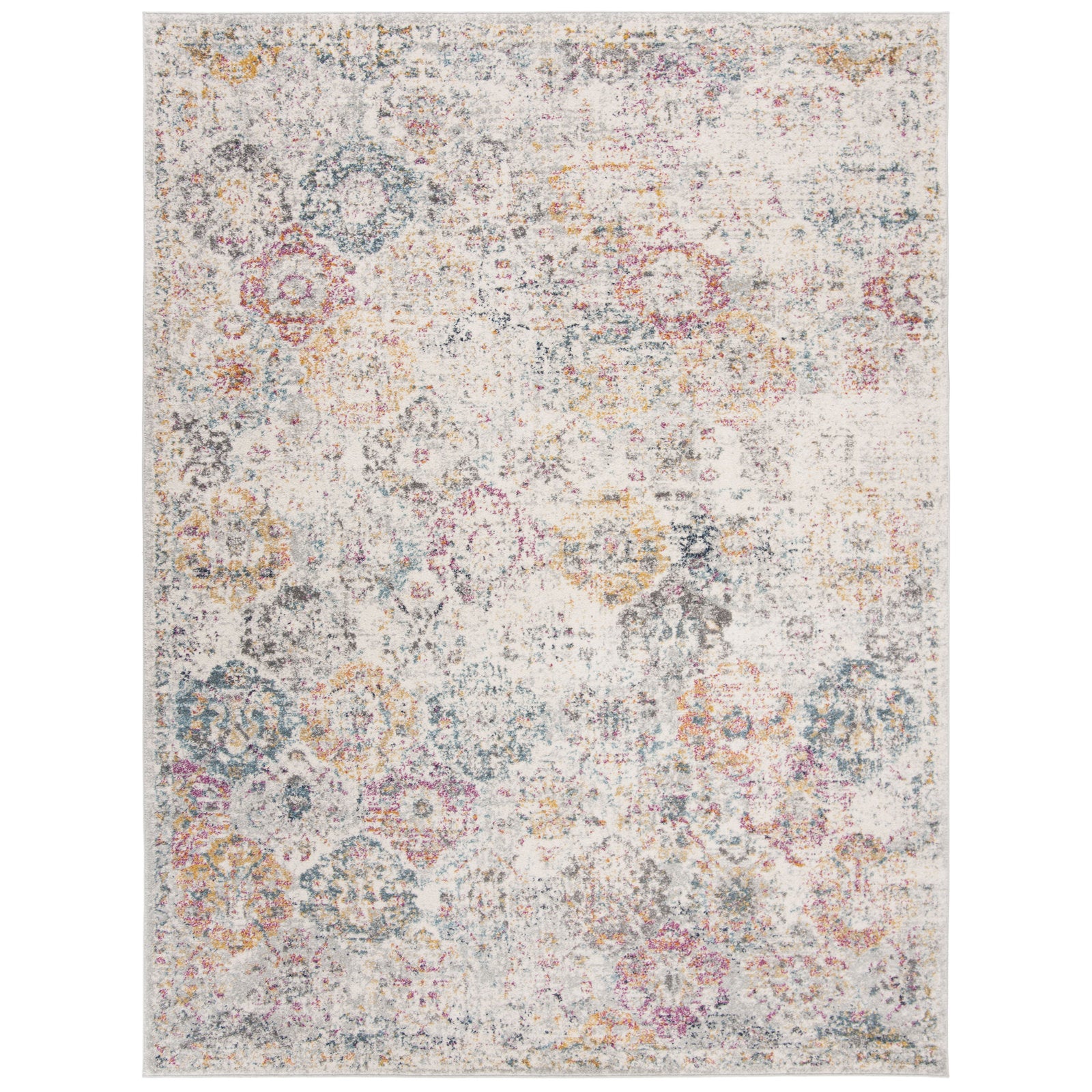 Full rug | the whole rug flat on a plain backdrop, no furniture