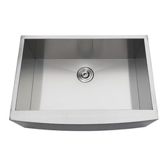 Apron-Front Kitchen Sink, Uptowne, Single Bowl in Brushed Stainless Steel