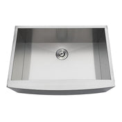 Apron-Front Kitchen Sink, Uptowne, Single Bowl in Brushed Stainless Steel