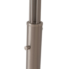 Arc Floor Lamp, 5 Light, Steel with Marble Base
