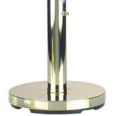 Arc Lamp, 3-Light, Metal Base with Clear Plastic Shade