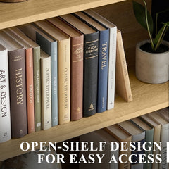 Arch Bookcase with 3 Shelves in Black Gloss Finish