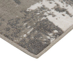 Area Rug, 10'6" x 13'9", Gray with Abstract Pattern