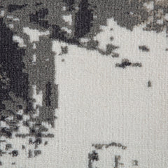 Area Rug, 10'6" x 13'9", Gray with Abstract Pattern