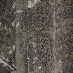 Area Rug, 10'6" x 13'9", Gray with Abstract Pattern