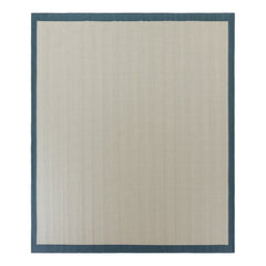 Area Rug, 10 Ft Square in Gray and Navy
