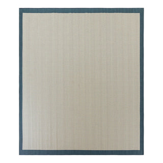 Area Rug, 10 Ft Square in Gray and Navy